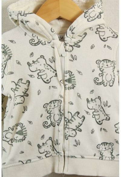 Gilet Zippé a Capuche