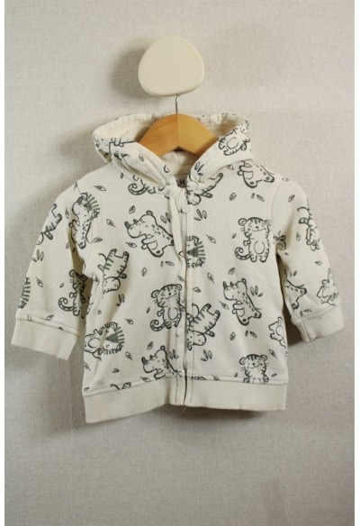 Gilet Zippé a Capuche