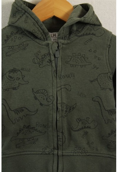 Gilet Zippé a Capuche