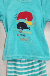 Pyjama 2 pièces velours 2