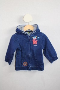 Gilet zippé a capuche