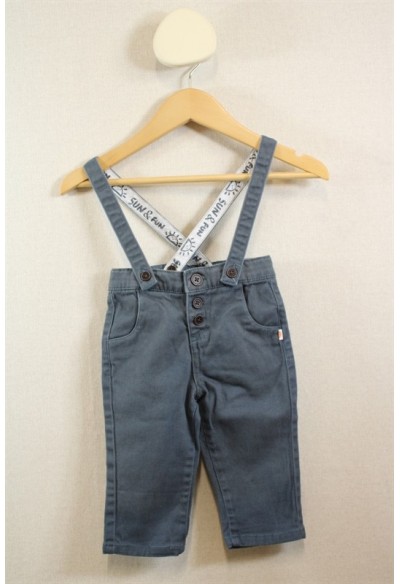 Pantalon à bretelle