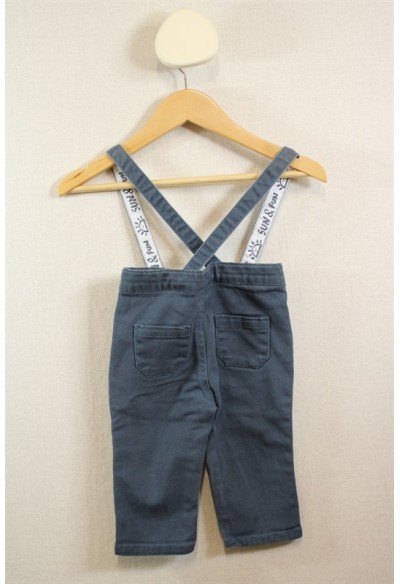 Pantalon à bretelle