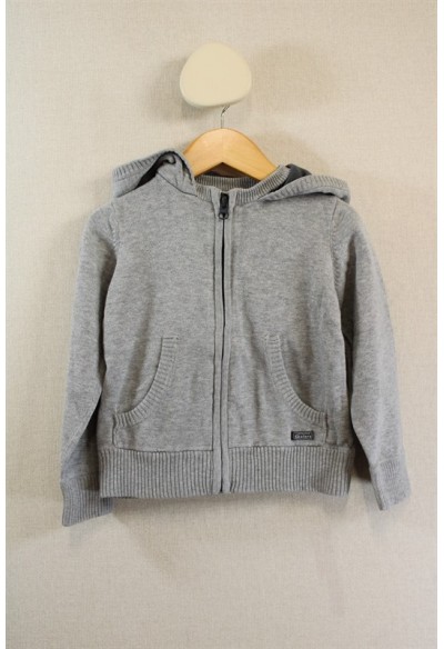 Gilet zippé à capuche