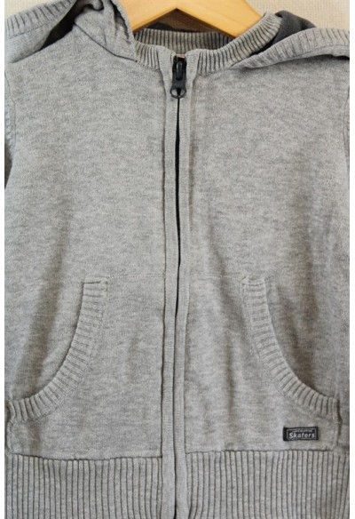 Gilet zippé à capuche