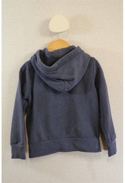 Gilet zippé à capuche